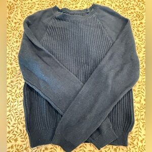 Aeropostale Heather Blue Knit Pullover